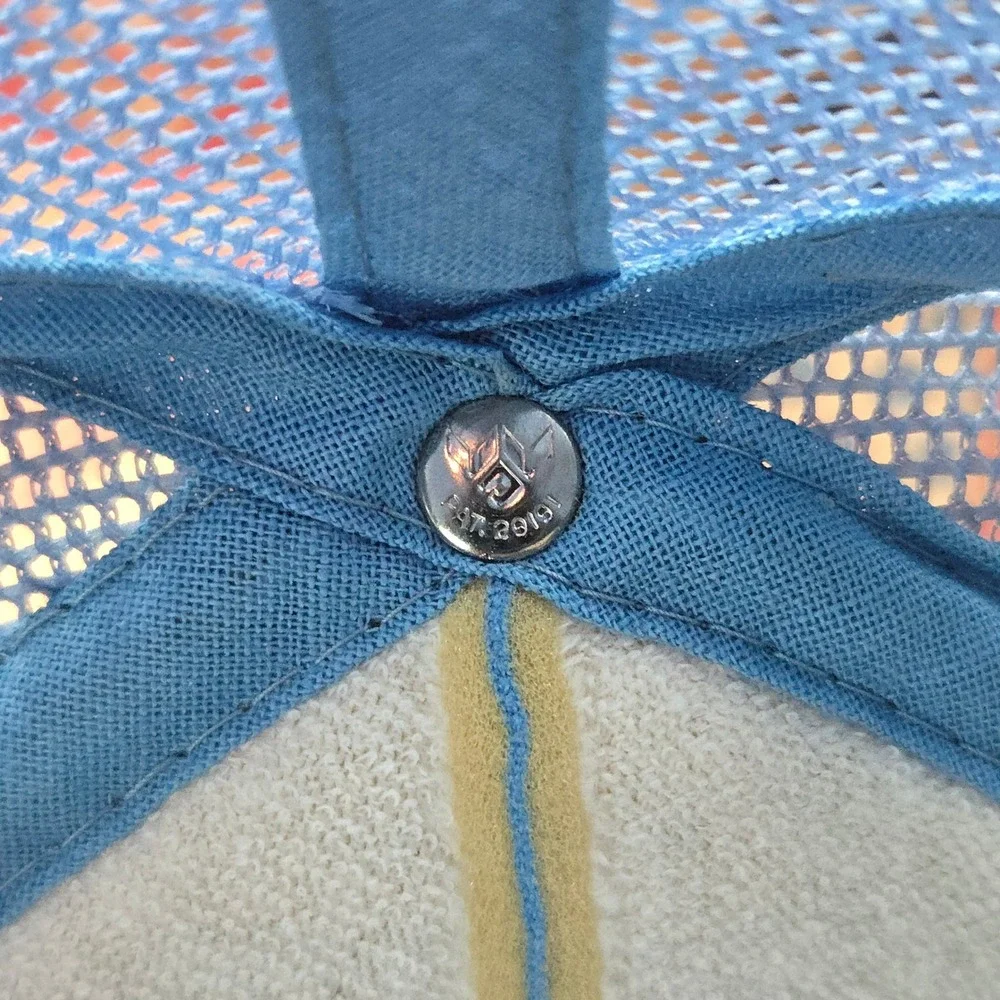 VTG‎ Leonard Utility Buildings Truck Covers Hat Blue GUC OSFA Yupoong Snapback